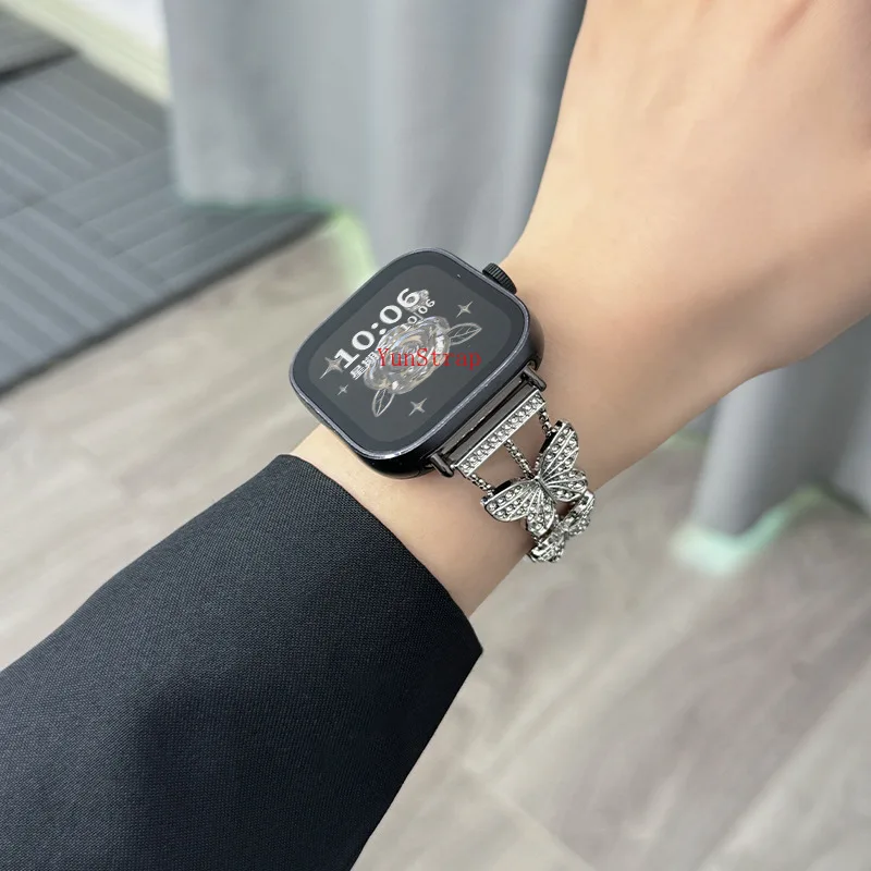 Elegant Butterfly Style Watch Strap - 20/22mm Bracelet