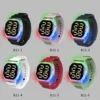 Hot Selling kids Sports Electronic Watch Minimalist Polygonal LED Illusion Luminous Student Sports Watch Bracelet 6