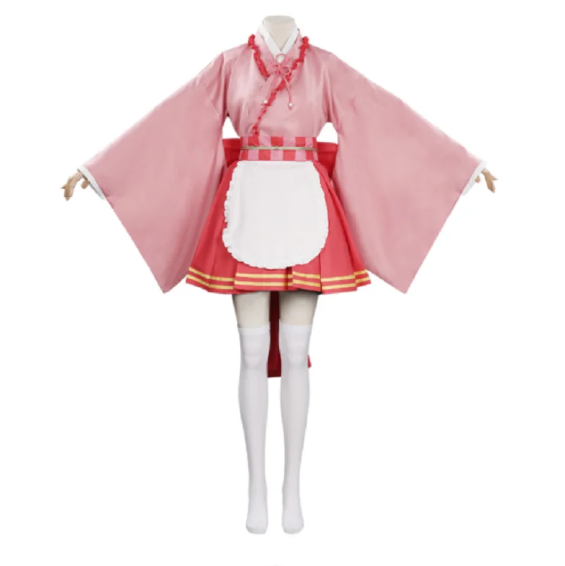 

Tsuyuri Kanawa Cosplay Anime Costume Maid Dress Suit Halloween Carnival Adult Women's Fantasy Carnival