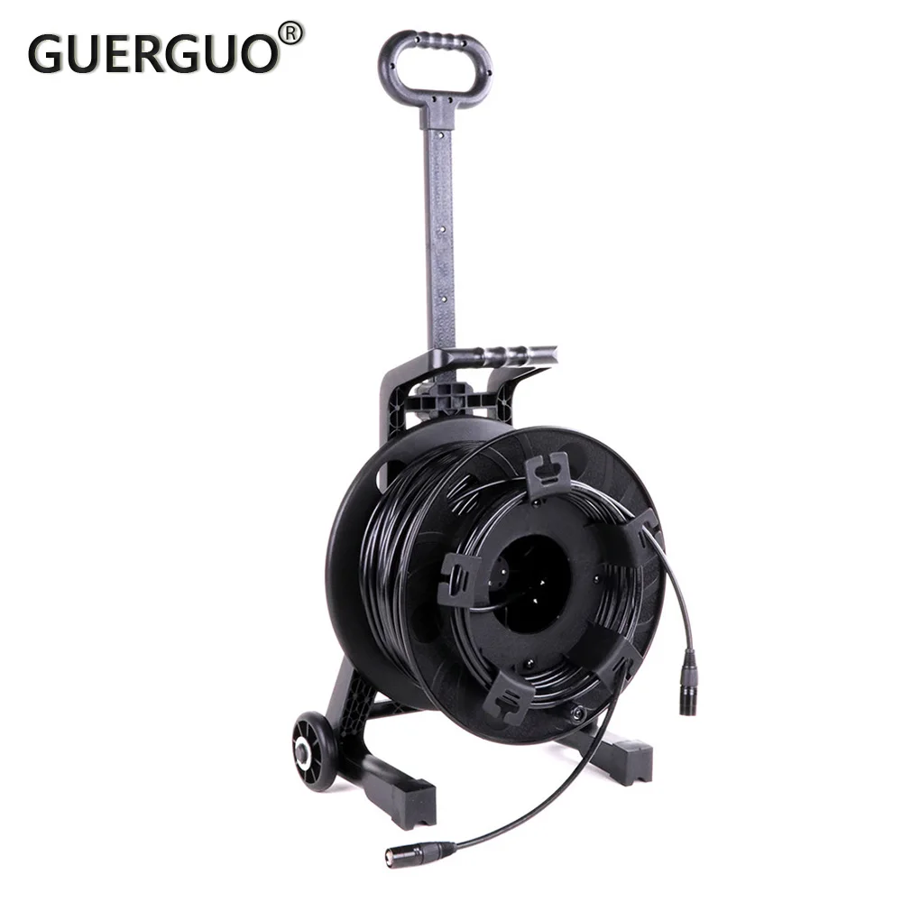 

Professional Stage Cable Drum Pitman Style Outdoor Waterproof Network Signal Line Movable Reel RJ45 CAT6 Reel Cable Car 50M-100M