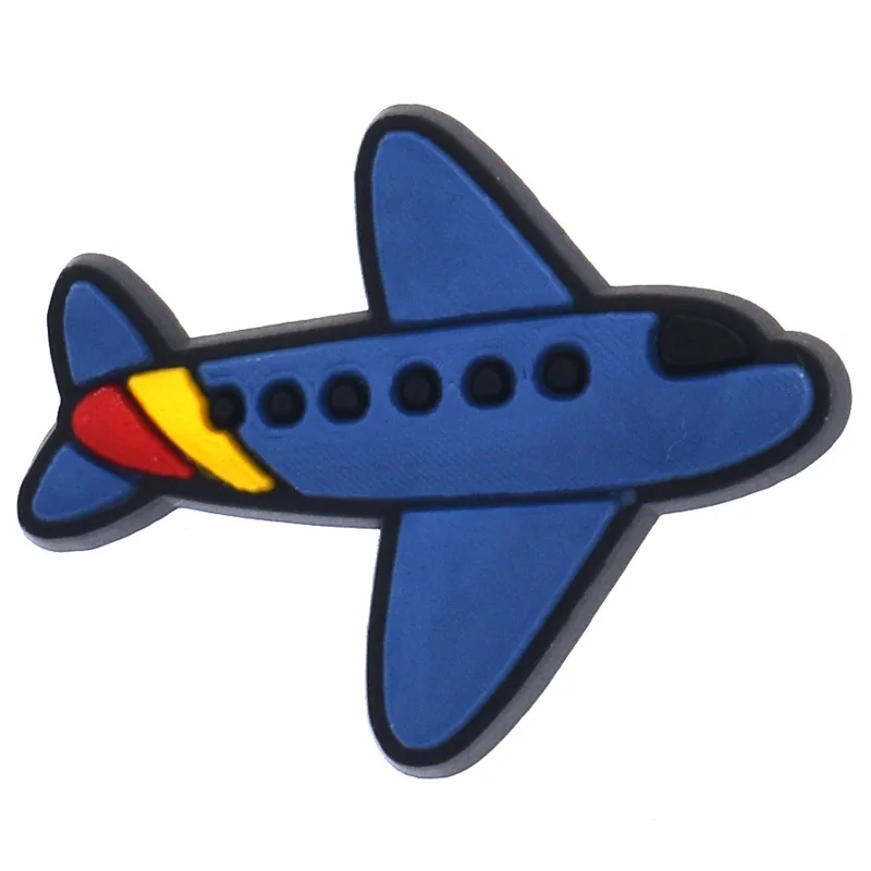Aviation-Themed PVC Shoe Charms and Accessories