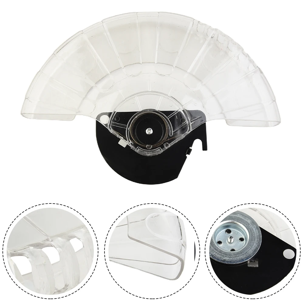 Electric Mitre Blade Guard Replace Cut-off Machine Transparent Guard For LS1040 Saw Aluminum Machine Power Tool Parts 2pcs electric sawing machine driving belt girth 490mm for 255 electric steel mitre saw cutting machine power tool parts