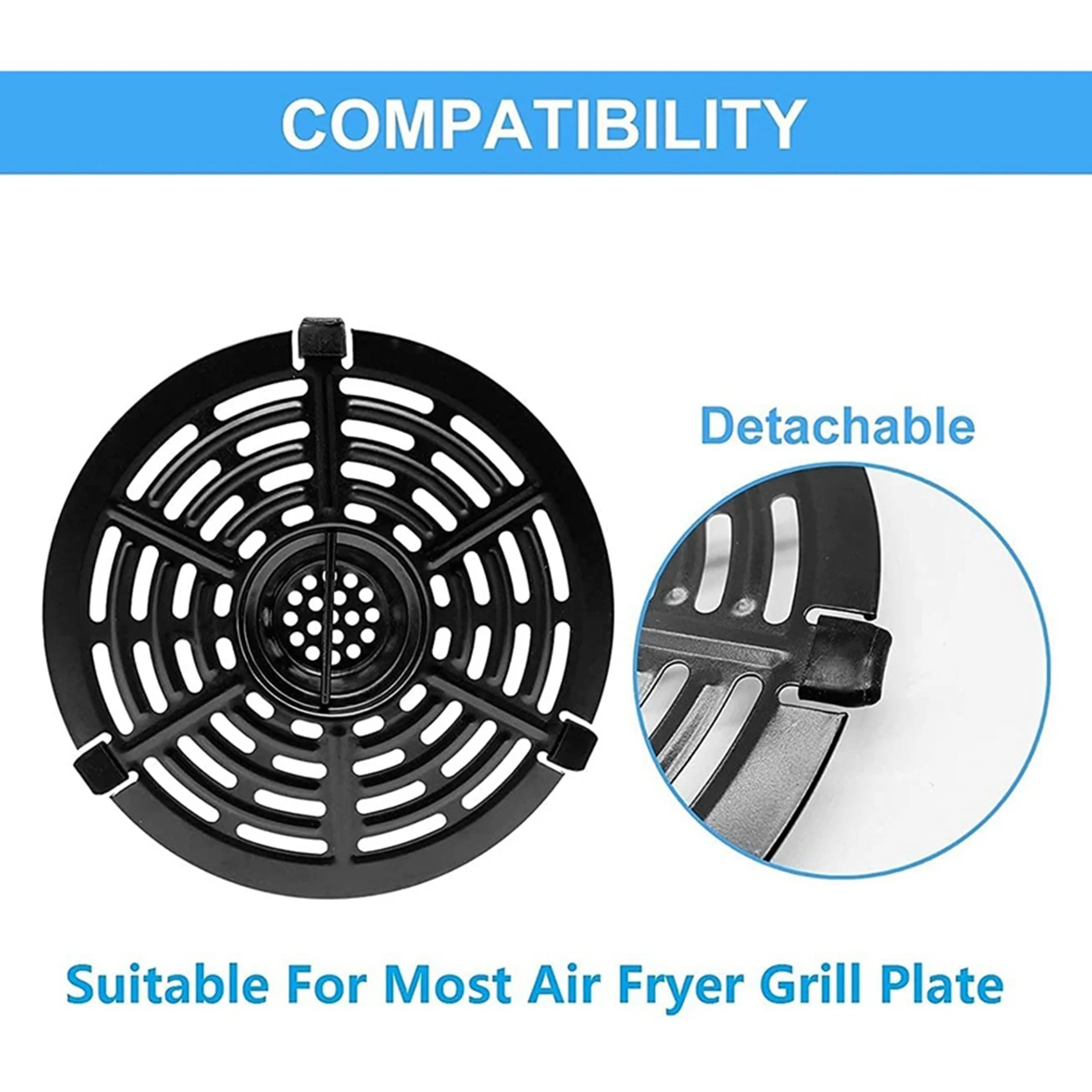 Air Fryer Rubber Bumpers Rubber Feet Silicone Pieces Rubber Tips Anti-Scratch Protective Cover For Air Fryer Tray air fryer accessories