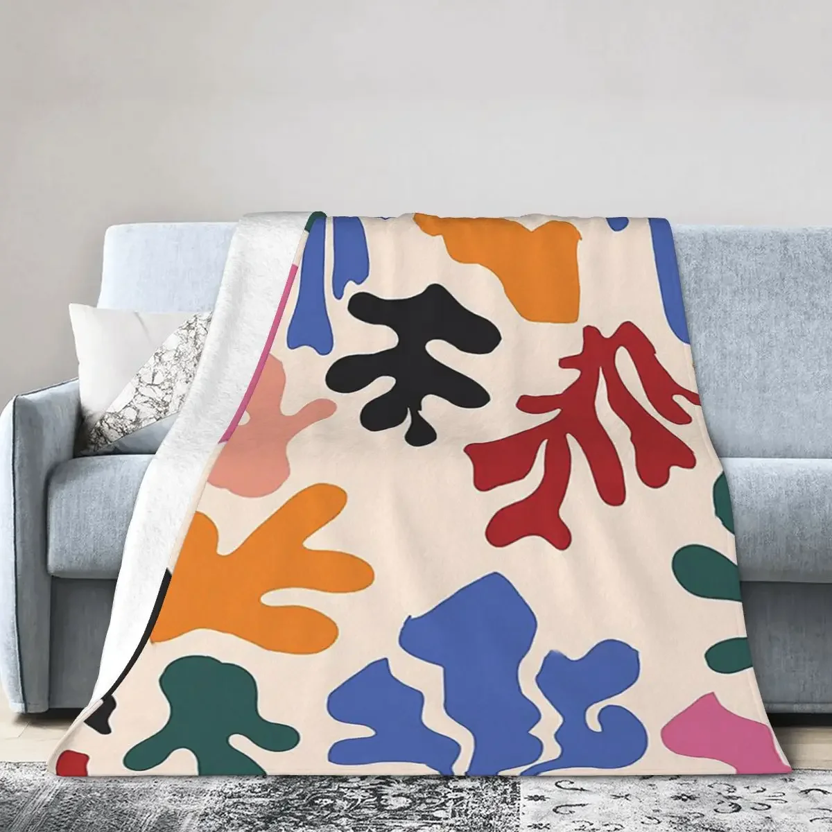 

Одеяла Matisse из мягкой фланели, теплый плед с рисунком, постельное белье для кровати, гостиной, пикника, путешествий, дивана для дома