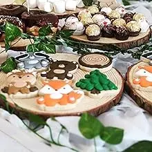 Baby Shower Wood Slice Centerpiece