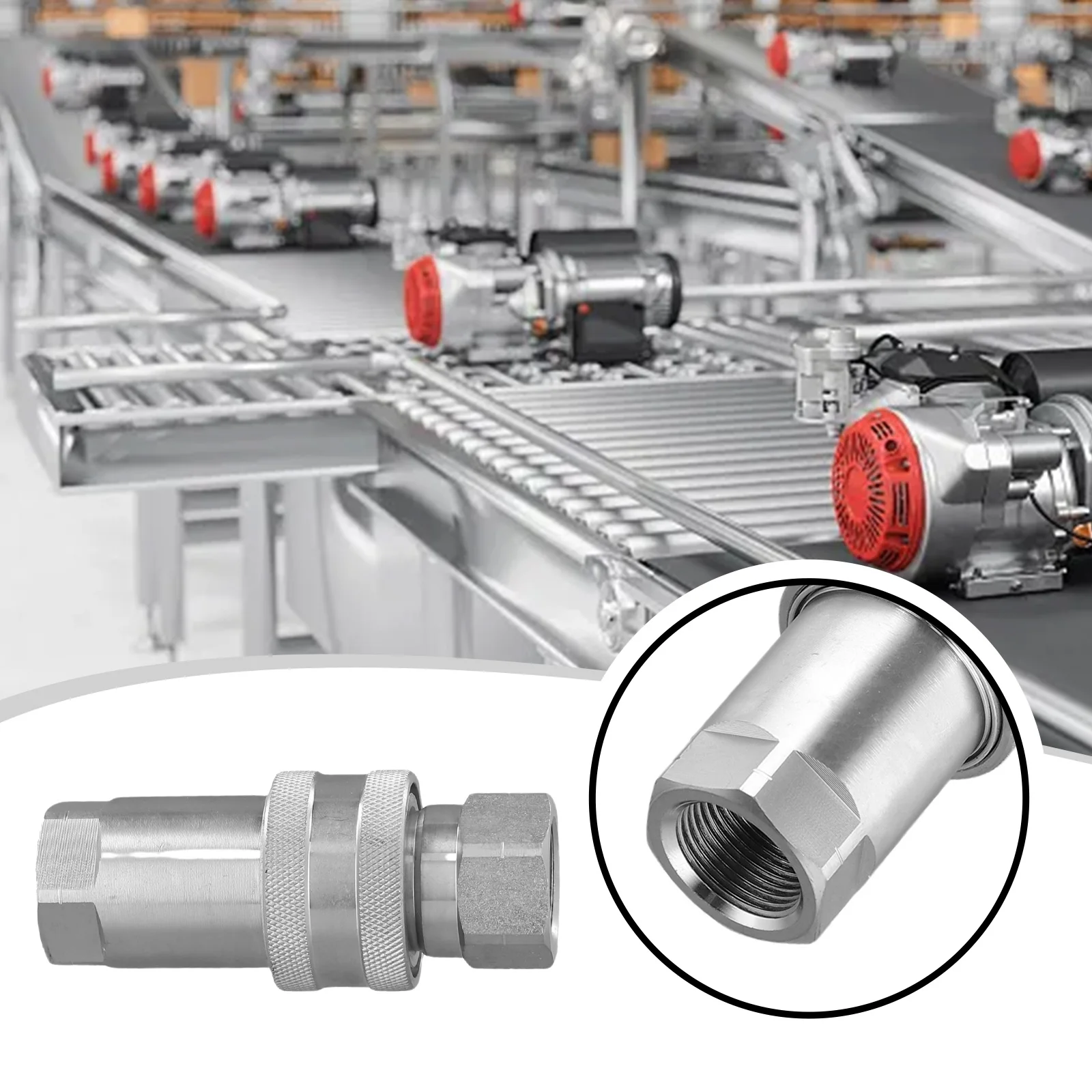 Quick Release Fitting ISO7241-A NPT ISO A Hydraulic Coupling Connector 1/4" 3/8" 1/2" 3/4" NPT1 Quick Change Interface