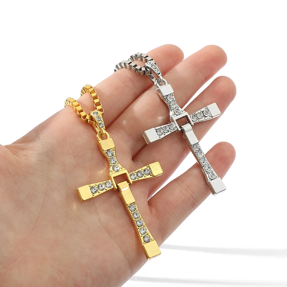 Fast and Furious Dominic Toretto Cross Pendant 925 Sterling Silver Necklace  Gift | eBay