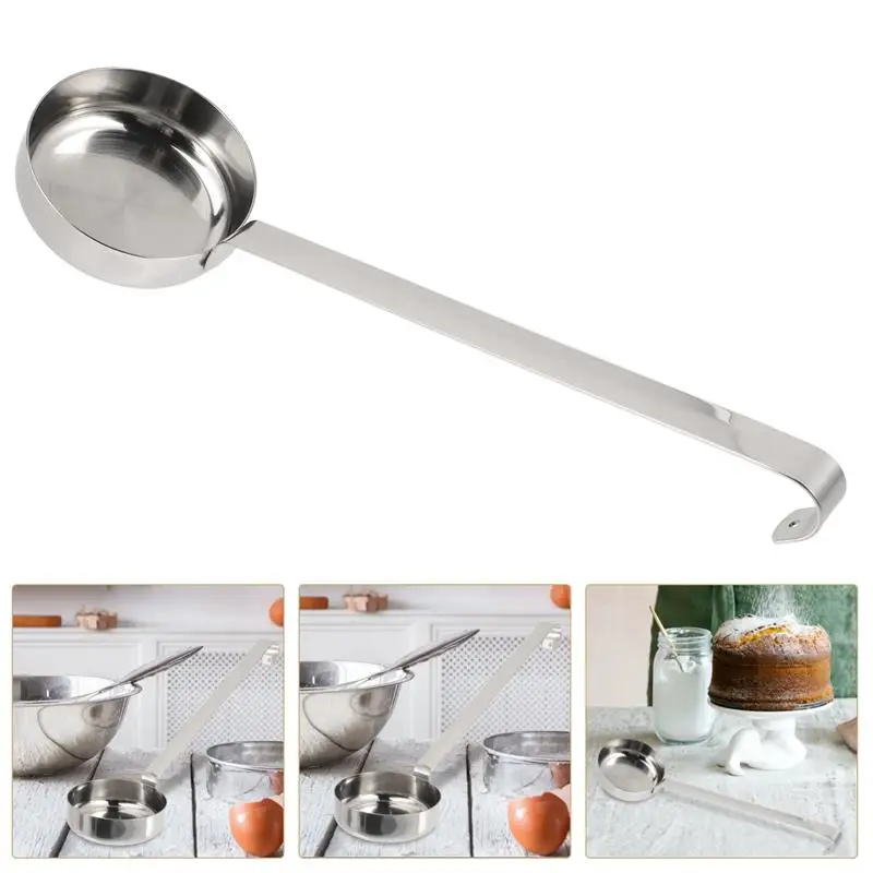 

Sauce Sauce Ladle Stainless Steel Stainless Steel Coffee Scoop Tablespoon Measuring Spoon Long Handle Coffee Spoon For Kitchen