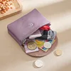 Genuine Leather Short Coin Wallets Card Holder Bag Case Portable Retro Cowhide Small Money Purse For Men Women Earphone Pouch 1