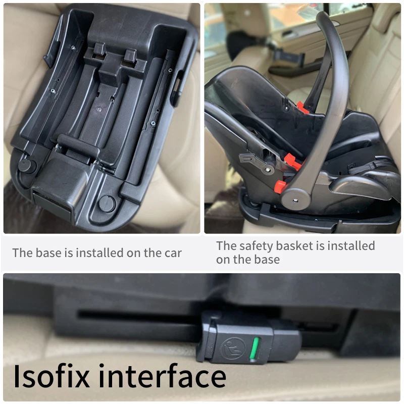 3-in-1 baby stroller that can sit or lie down with ISOfix interface baser multi-purpose luxury newborn travel baby stroller baby stroller