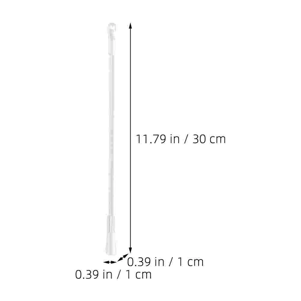2Pcs Aluminum Alloy Curtain Pull Rods Replacement Blinds Blackout Tilt Drapery Parts Storage Hooks Easy Sturdy Smooth 3
