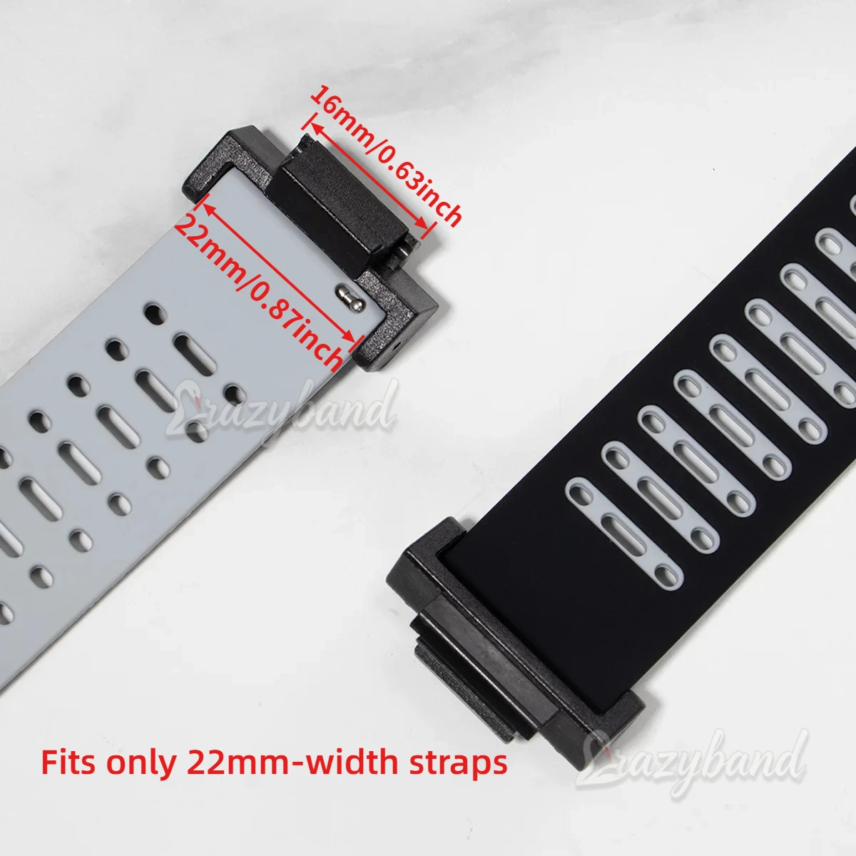 Premium Silicone Watch Band Adapter for Versatile Leather and Nylon Accessories