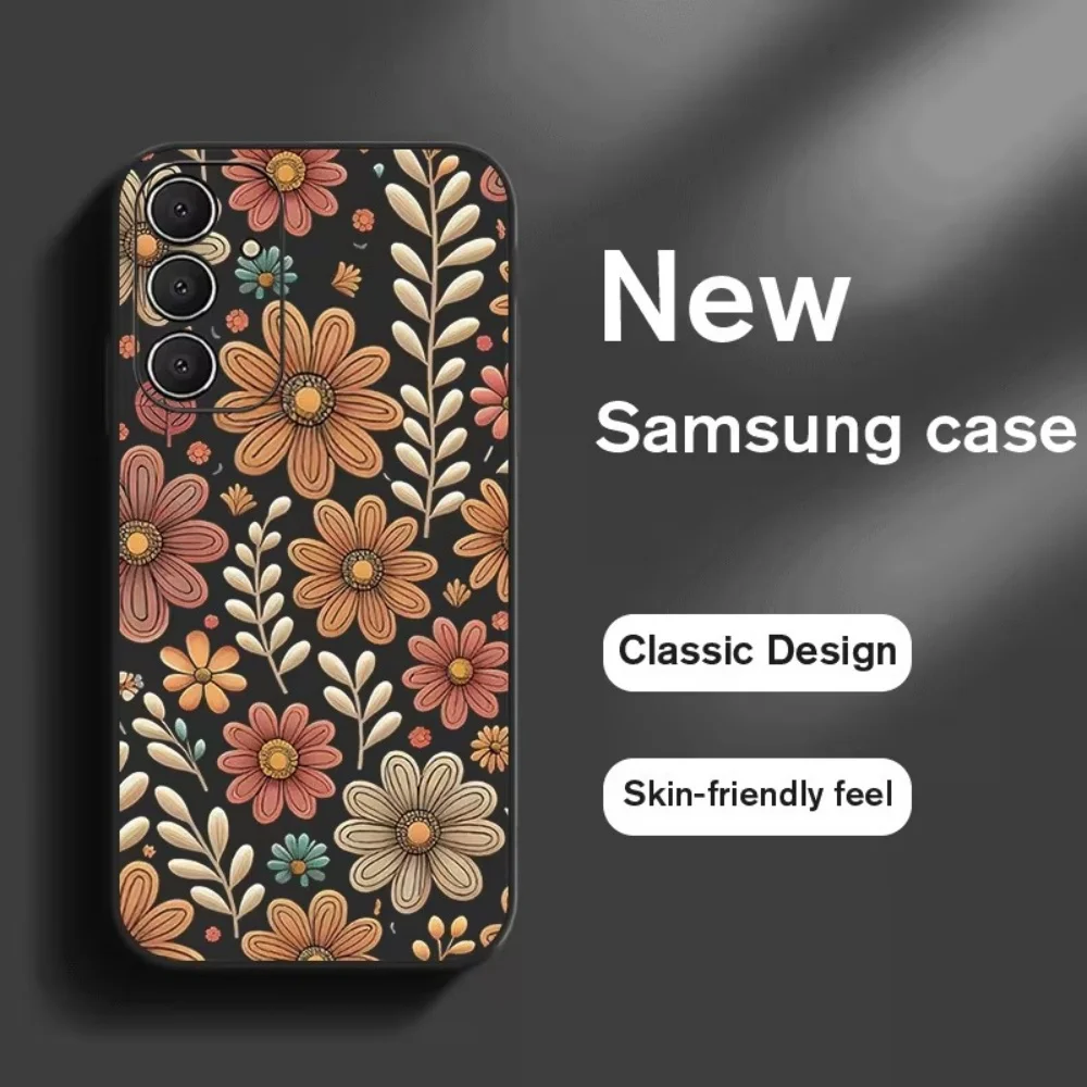 Cartoon Sunflower Pattern Anti-Slip Phone Case - TPU Cover