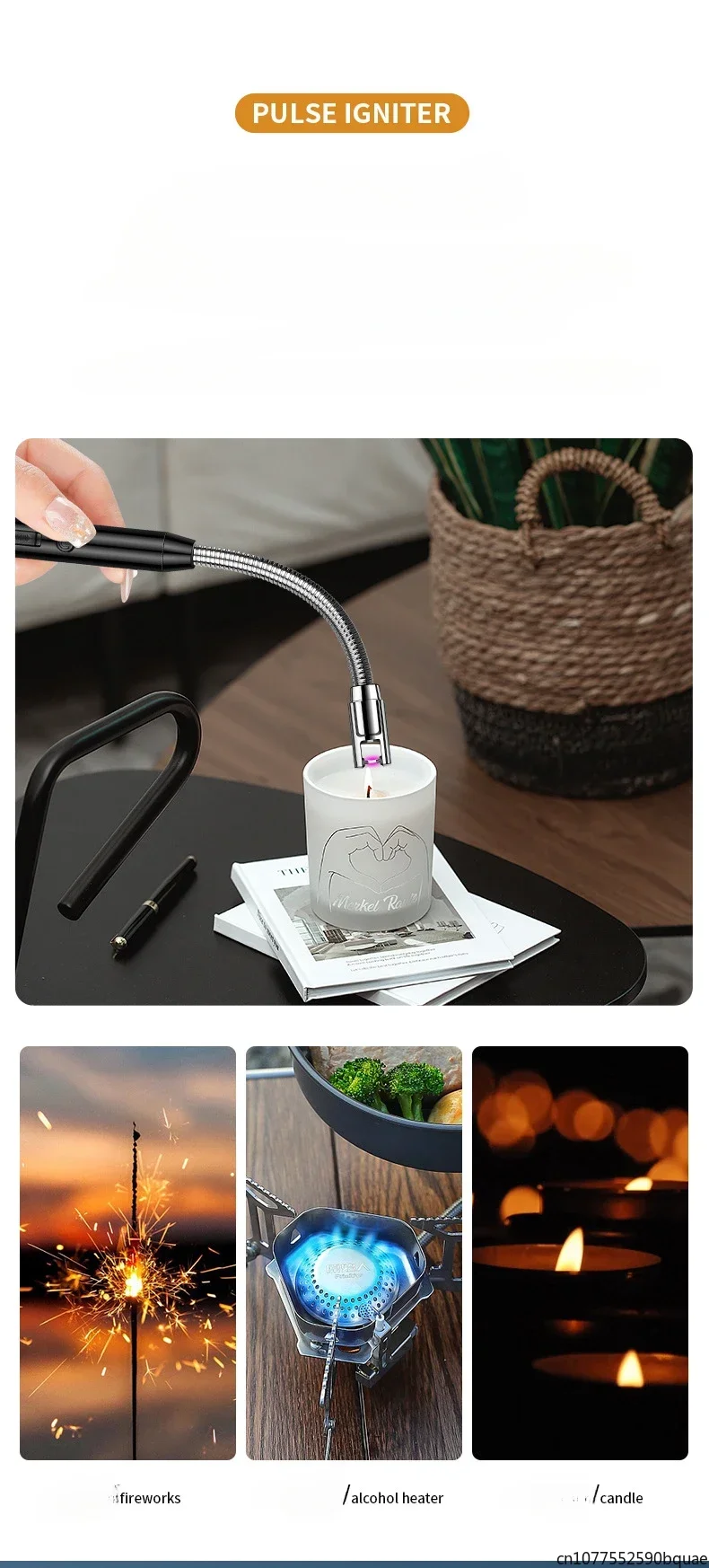 Kitchen Electric Arc Usb Rechargeable Flameless Arc Lighter Flexible And Windproof 12 Kitchen Electric Arc Usb Rechargeable Flameless Arc Lighter Flexible And Windproof