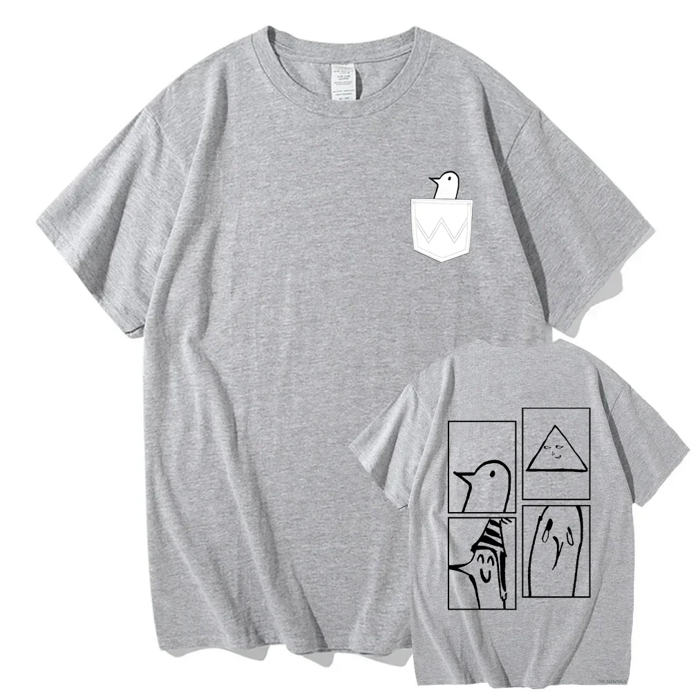Oyasumi Punpun Printed T Shirts Japanese Anime T-shirts 100% Cotton Short Sleeve Men/women Oversized Clothing Summer Casual Tops 5