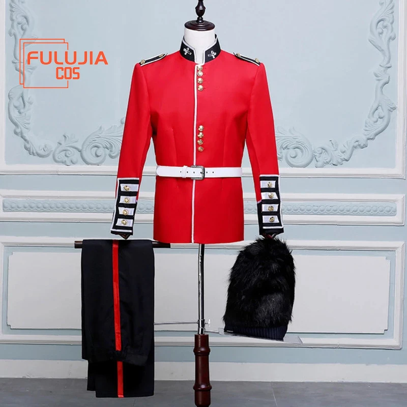 

Costumes royal dress Prince William European-style palace male soldier Guards