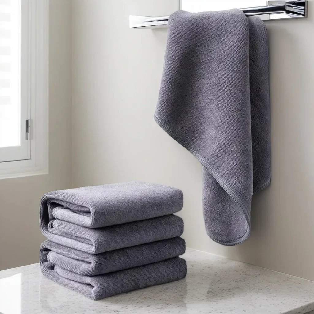 Car Microfiber Towel Car Detailing Towels Absorbent Reusable Washcloths Wipes Rags Cleaner for Garage House Bathroom Mirror