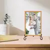 Metal Easel Stand For Sign Set Of 4 Metal Easel Frame Display 5-inch Tabletop Picture Holder Tripod Easels For Pictures Home 1