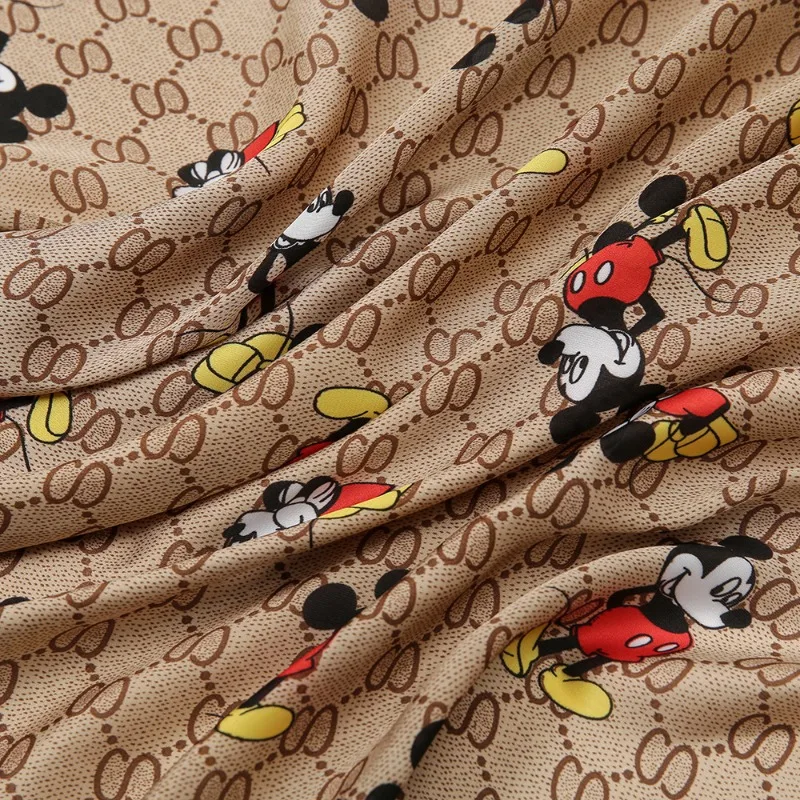 Mickey Mouse Brown Bag Films Disney Junior New Disney Silk Scarf