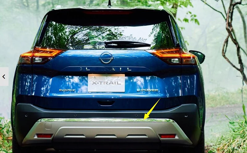 ITrims ABS Chrome Rear Window Spoiler Side Cover Trim For Nissan Rogue / X-Trail 2014-2020 (2 Pieces) - View #4