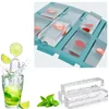8 Cavity Rectangle Silicone ice mold Cake Baking Pan Pudding Muffin Loaf Brownie Cornbread Mould Square Soap DIY Molds 4