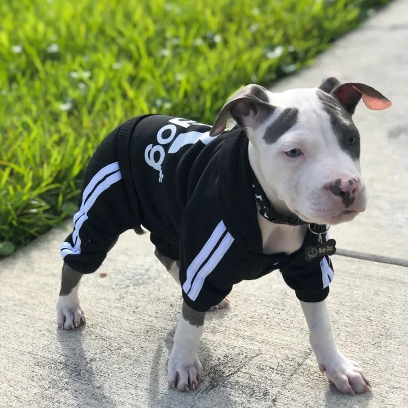 Adidog Clothes Small Dogs Warm Puppy Cat Coat Sport Overalls Dogs Chihuahua French Bulldog Clothing Outfit Autumn Winter