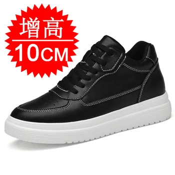 Scarpe da ginnastica da uomo Scarpe rialzanti per uomo Sottopiede 6cm 8cm 10cm Tacchi Scarpe casual con altezza di sollevamento Scarpe con ascensore Comode scarpe in pelle 1