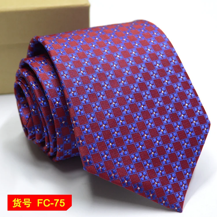 Herren-Krawatten, gestreift, Blumenmuster, 8 cm, Jacquard-Krawatte, Accessoires, Alltagskleidung, Krawatte, Hochzeit, Party, Geschenk für Männer – Detail 19