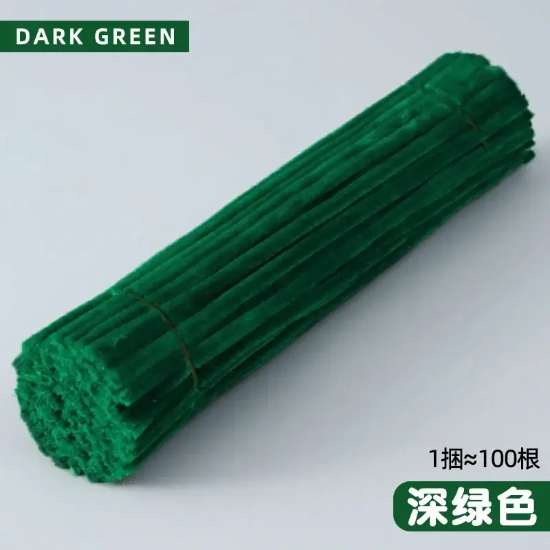 100/50Pcs Chenille Stems Bulk 22 Colors Chenille Pipe Cleaner Stems Kids Art and Crafts Projects and Decorations(6 mm x 12 inch) - Image 14