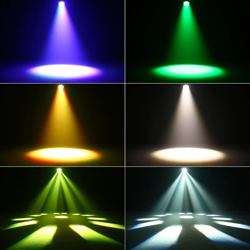 Mini 7x40W Full Colors RGBW 4in1 Bee Eye LED Moving Head Light DMX Stage Wash/Be
