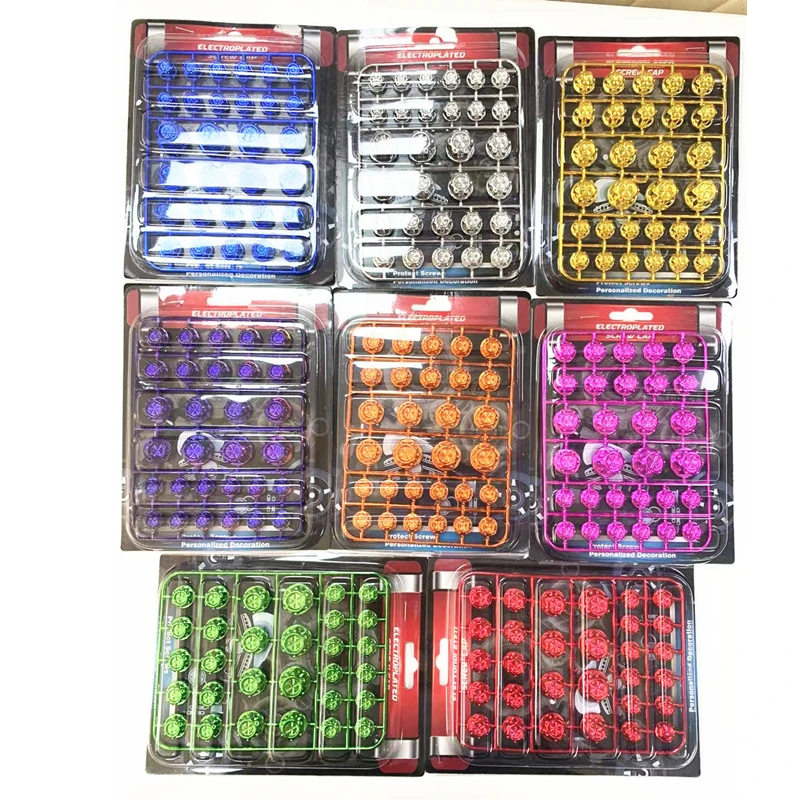 

For GSR 600 750 400 GSR600 GSR750 30PCS Motorcycle Screw Cap Cover Head Body Bolts Screws Nut Fastener Decorative Caps Cover