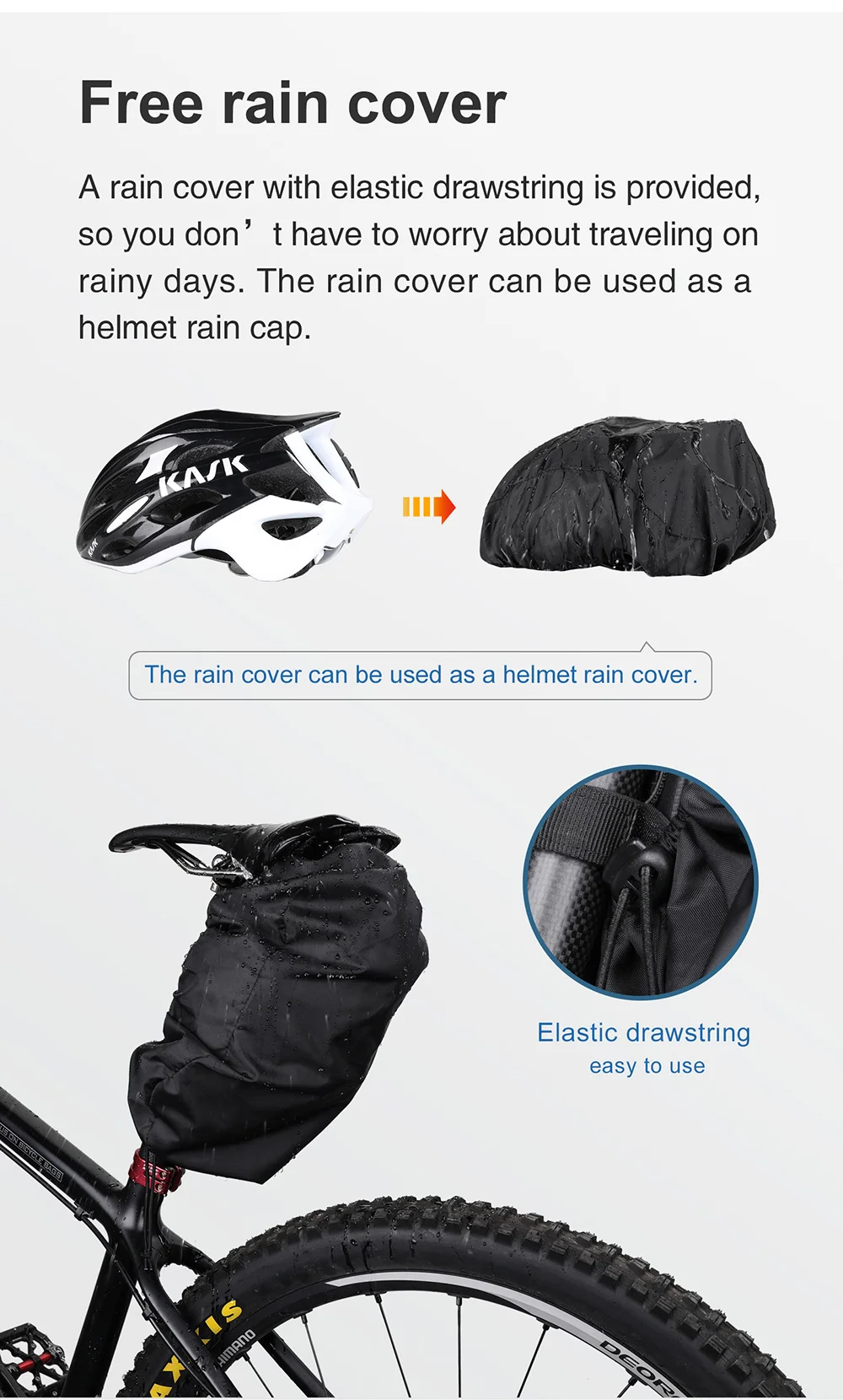 Rhinowalk Bicycle Bag Waterproof Bike Saddle Bag Large Capacity for MTB Bike Rear Seatpost Water Bottle Repair Tools Holder Bag (7)