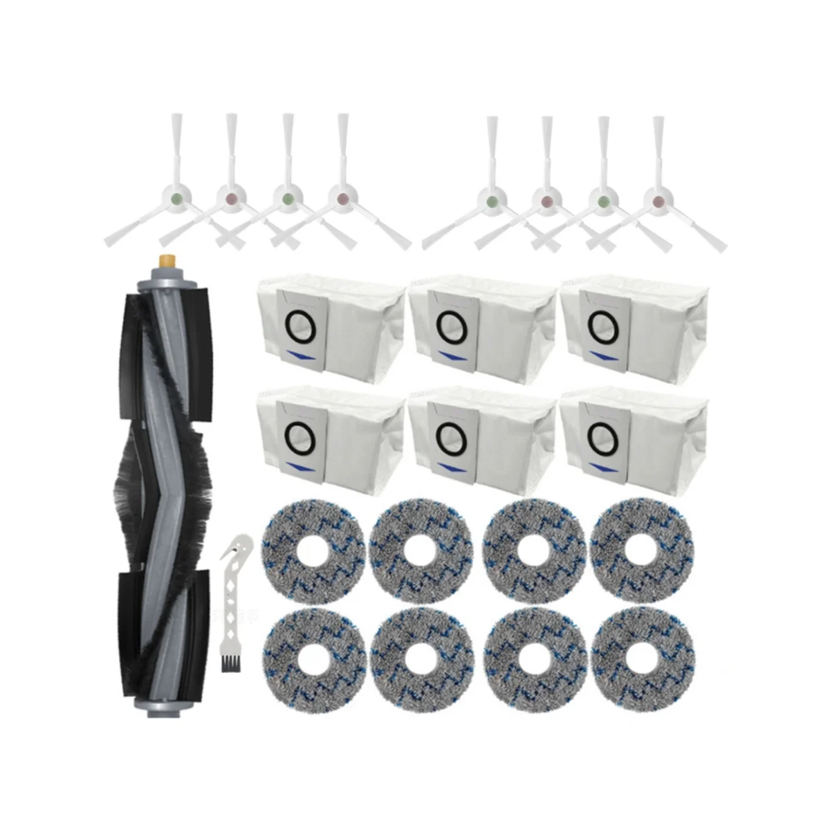 

24PCS Accessories Kit for Ecovacs Deebot T20/T20MAX/T20PRO/X1 OMNI/T10 Omni/Turbo Robot Vacuum Cleaner Parts