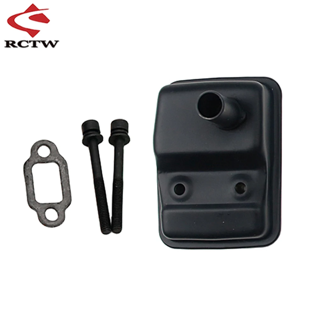 Metal Exhaust Pipe Muffler for 1/5 HPI ROFUN ROVAN KM BAJA 5B 5T 5SC Losi 5ive-t Redcat FG MCD Gopad Parts 1