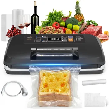 Food vacuum sealing machine, multifunctional vacuum sealing machine, dual-use for dry and wet, powerful vacuum machine 1