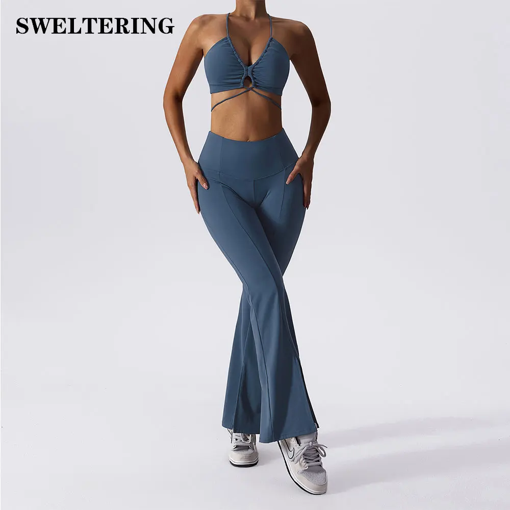 

Yoga Set Woman Gym Set Women Fitness Sportswear Sports Set Workout Clothes For Women Sports Bra Yoga Pants Crop Top Tracksuit