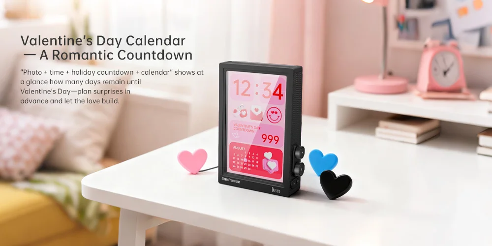 TimesFrame Pure Transparent WiFi Digital Photo Frame 32GB, App Control Picture F
