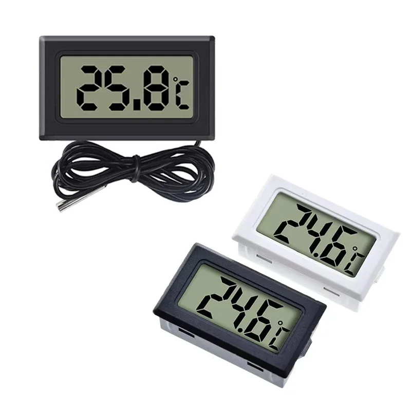 1/2PCS Digital LCD Indoor Convenient Temperature Sensor Humidity Meter Thermometer  Accurate Hygrometer Gauge Room Thermometers - AliExpress