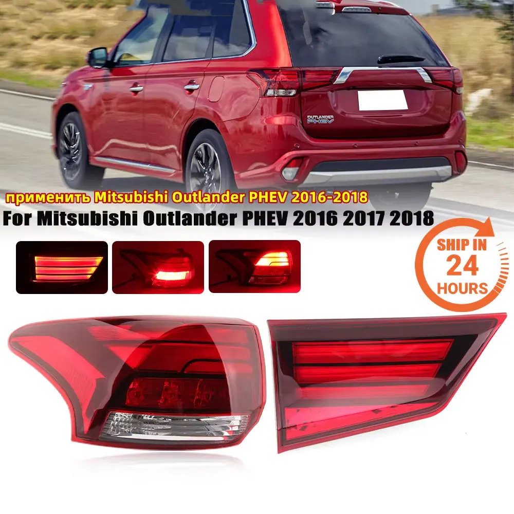 Fanale posteriore per Mitsubishi Outlander PHEV 2016 2017 2018 freno posteriore Stop indicatore di direzione luce posteriore accessori Auto Auto