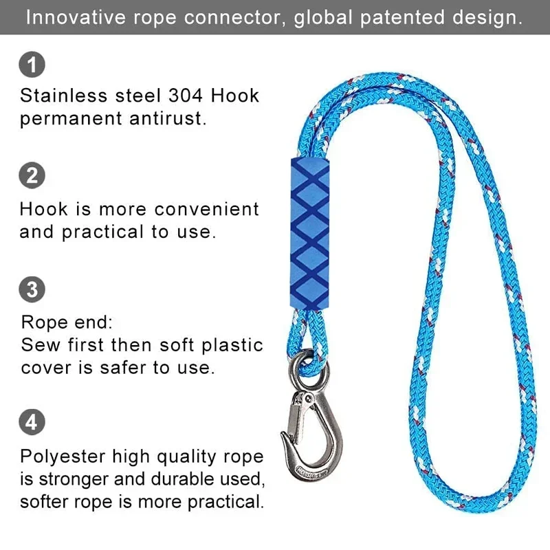 Tree Swing Straps Heavy Duty Hook 120cm For Indoor Outdoor Swing Hammock Hanging Seat