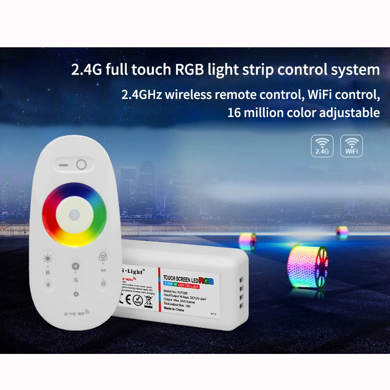 

Mi light2.4G full touch RGB light strip module hard light strip remote wireless mobile phone remote controller