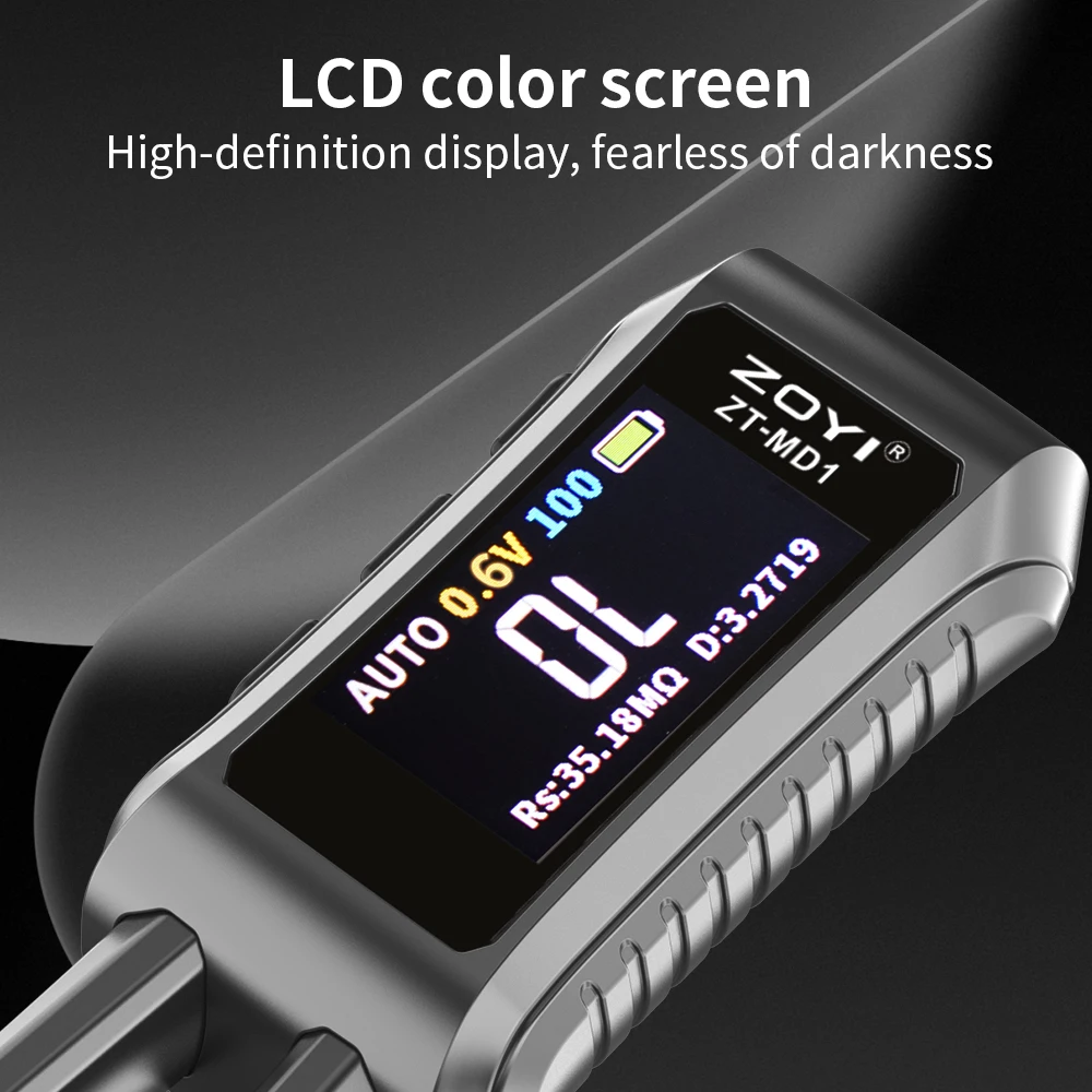 ZOYI Portable Digital Smart Tweezer-style ZT-MD1 LCR SMD Tester for Resistors, Capacitors, and Inductors 2