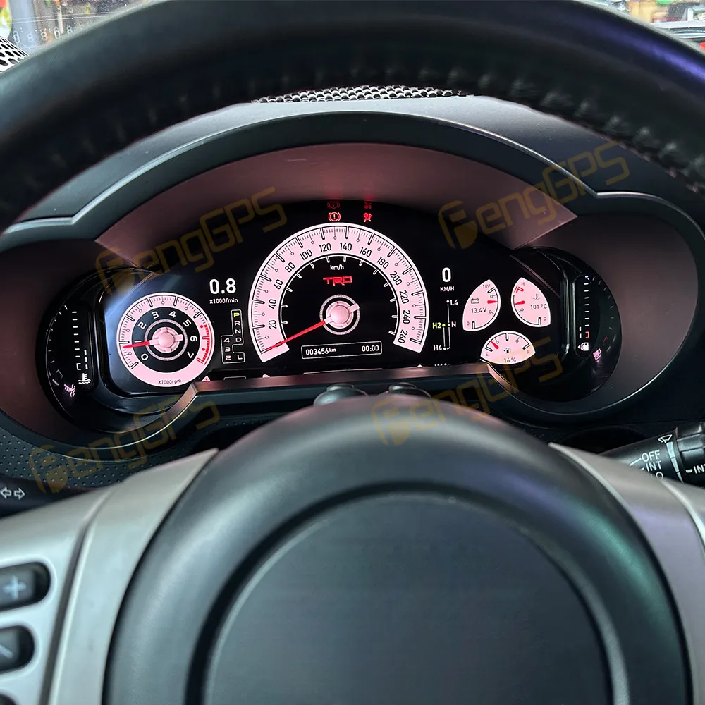 Panel de Instrumentos Digital LCD para Toyota FJ 2008-2023, Velocímetro, Odómetro, Pantalla de Tablero 4