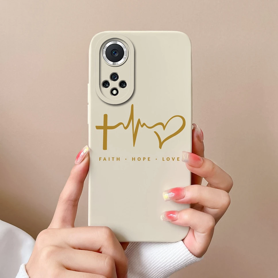 Liquid Silicone Patterned Back Cover Phone Case - Stylish & Protective