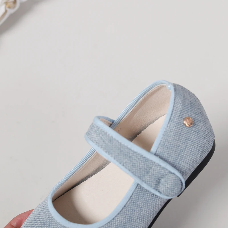 New Spring Kids Shoes Children Princess Shoes Baby Girls Sweet Caramel Toddler Ballet Flats Fashion Mary Jane