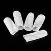 100 Pcs Thimbles Nail Art Latex Rubber Gloves Protective Protector Cover Fingertip White Small Tools 2