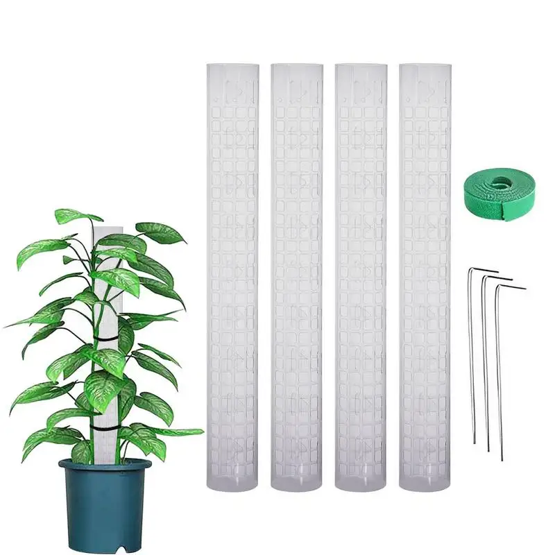 

Plant Moss Pole Stackable Plant Support Stakes Monstera Plant Support Clear Adjustable Moss Pole Plant Support Small Moss Pole