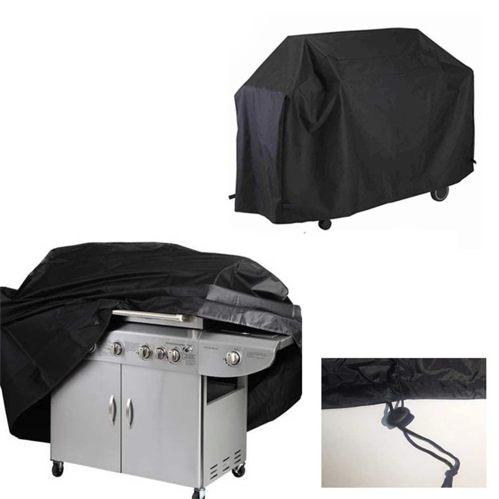 Bbq Grill Barbeque Cover Anti-Polvere Impermeabile Weber Heavy Duty Charbroil Bbq Cover Outdoor Rain Protective Barbecue Cover 5 Size