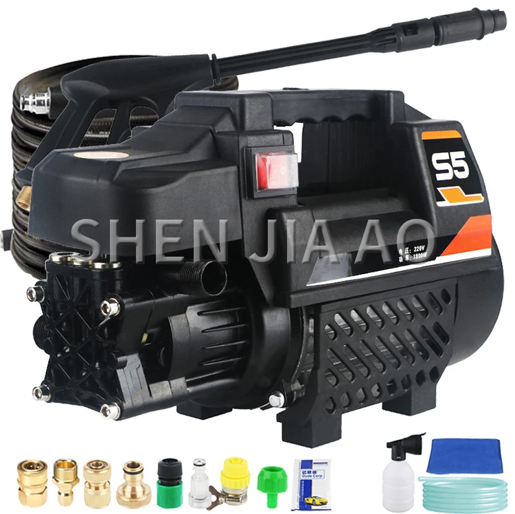 Portable High-Pressure Water Pump Car Washing Machine 220V Small Household Autom