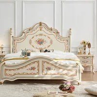 Lit Moderne à Cadre Double King Size pour Chambre à Coucher, Style Européen, Plateforme de Sommeil, Meuble de Salon pour Filles, Letto Matrimoniale 5
